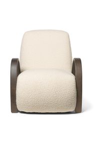 ferm LIVING Buur lounge chair Nordic Bouclé Offwhite