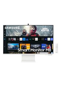 Samsung 32" Bildschirm S32CM801UU - M80C Series - LED monitor - 4K - 32" - HDR - White - 4 ms