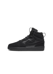 Nike Court Borough Mid 2 Kinderboots - Zwart