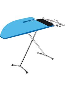 Clarie Bügelbrett »Com-Bi-Board Cb-150«, Bügelfläche 125 cmx48 Cm blau , Bügeltisch mit integriertem Ärmelbrett
