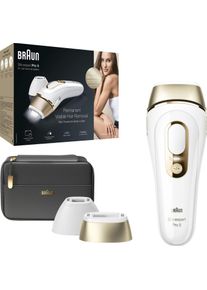 Braun Ipl-Haarentferner »Silk-Expert Pro Ipl pl5140«, 400.000 Lichtimpulse, Skin Pro 2.0 Sensor goldfarben, Bis zu 6 Monate seidig glatte Haut von...