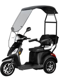 Aktivimo Elektromobil »3-Rad Bologna Mit Wind-Und Wetterschutz 25 Km/H«, 1000 W, 25 Km/H, (Mit Topcase) schwarz, E-Mobil mit 1.000 Watt...