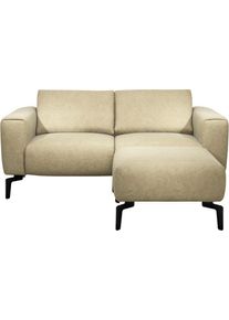 Sensoo 2-Sitzer »cosy1«, (Spar-Set, 2 St., Bestehend Aus 2-Sitzer Und Hocker), Verstellbare Sitzhärte, Sitzposition, Sitzhöhe beige, Größe B/H/T:...