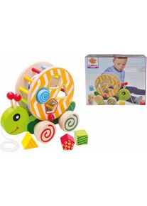 Eichhorn Nachziehtier »Color, Nachzieh-Stecktier«, Fördert Die Motorik Und Die Wahrnehmung Von Farben Und Formen bunt, Nachziehspielzeug »Color,...