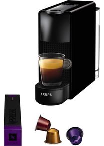 Nespresso Kapselmaschine »xn1108 Essenza Mini Von Krups«, Pumpendruck: 19 Bar, Inkl. Willkommenspaket Mit 14 Kapseln schwarz, Ultrakompaktes...