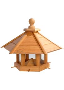 LUXUS-VOGELHAUS Vogelhaus »Anflug«, Bxtxh: 55X62X43 Cm braun, Größe B/H/T: 55 cm x 43 cm x 62 cm B/H/T: 55 cm x 43 cm x 62 cm , Aus imprägniertem,...