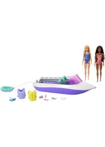 Barbie Spielzeug-Boot »Meerjungfrauen Power, Schnell-Boot«, Mit 2 Puppen bunt, Spielset »Meerjungfrauen Power, Schnell-Boot« mit 2 Puppen & Zubehör