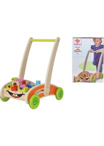 Eichhorn Lauflernwagen bunt, Spiel- und Lauflernhilfe aus Holz