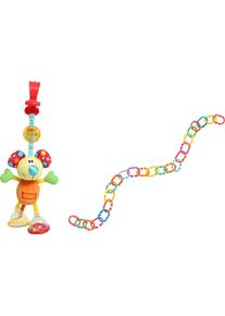 Playgro wagenkette »Set Klipp Klapp, Maus«, Mit Plüsch-Rassel bunt, «Set Klipp Klapp, Maus« Kinderwagenkette mit Plüsch-Rassel