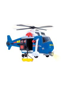 DICKIE TOYS Spielzeug-Hubschrauber, Mit Drehbarem Rotor, Licht Und Sound blau, Hubschrauber mit funktionsfähiger Seilwinde