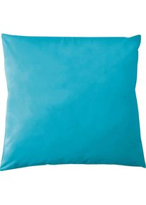 Damai Kissenbezug »Pure Uni«, (2 St.), In Großer Farbauswahl blau, Größe B/L: 80 cm x 80 cm 2 St. Baumwolle-Renforcé, Unifarbene Kissenbezüge