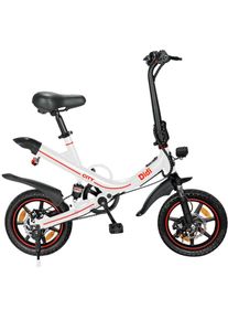 Didi Thurau Edition E-Bike »Mini E-Faltrad Didi City«, Heckmotor 250 W weiß, Größe 38 - 14 Zoll (35,56 cm), Das Mini-Elektrofahrrad zum Falten