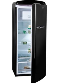 Gorenje Kühlschrank, orb153bk, 154 Cm Hoch, 60 Cm Breit, 154 Cm Hoch, 60 Cm Breit schwarz, Rauminhalt Gesamt: 254 Liter