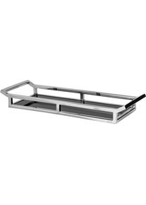 Fink Dekotablett »Piano, Silberf/Schwarz, Rechteckig«, (1 St.), /Schwarz silberfarben, Größe B/H/T: 15 cm x 5 cm x 40 cm B/H/T: 15 cm x 5 cm x 40...
