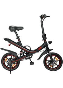 Didi Thurau Edition E-Bike »Mini E-Faltrad Didi City«, Heckmotor 250 W schwarz, Größe 38 - 14 Zoll (35,56 cm), Das Mini-Elektrofahrrad zum Falten