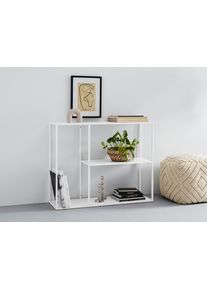 Andas Bücherregal »Kristofer«, Aus Metall, In Verschiedenen Farbvarianten Und Größen, Breite 100 Cm weiß, Größe B/H/T: 100 cm x 80 cm x 30 cm...