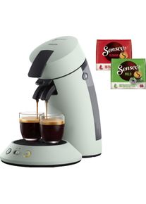 Philips Senseo Kaffeepadmaschine »Original Plus csa210/20«, Inkl. Gratis-Zugaben Im Wert Von 5,- Uvp grün, Dank der Kaffeestärkewahl kann zwischen...