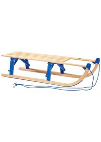 Pinolino® Schlitten »Davos«, Klappbar, Bxlxh: 35X100X25 Cm braun, Maße zusammengeklappt: 100x10x33 cm