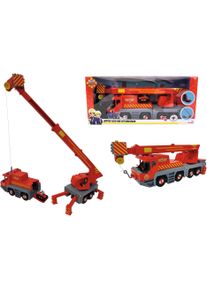 Simba Spielzeug-Kran »Feuerwehrmann Sam, Rettungskran 2In1«, Mit Soundeffekten rot, Kran »Feuerwehrmann Sam, Rettungskran 2in1« zum Spielen