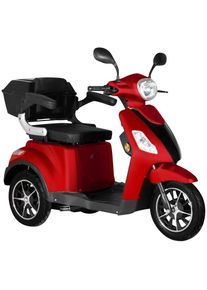 Aktivimo Elektromobil »Dreirad-E-Mobil "Bologna" - 25 Km/H«, 1000 W, 25 Km/H, (Mit Topcase) rot, E-Mobil mit 1.000 Watt Direktantrieb an der...