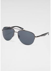 ROUTE 66 Feel the Freedom Eyewear Pilotenbrille silberfarben, Klassische Pilotsonnenbrille