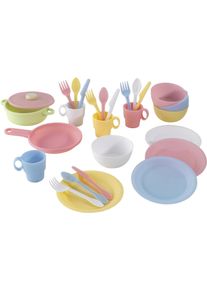 KidKraft® -Küchenset »Küchen-Spielset, Pastell« bunt, Spielset für die Kinderküche aus robustem Kunststoff