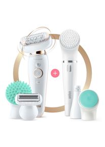 Braun Epilierer »Silk-Épil 9 Flex 9300« goldfarben, Weltweit erster Epilierer für Frauen mit vollständig flexiblem Kopf