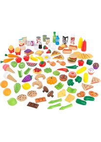 KidKraft® Spiellebensmittel »Set Aus Kunststoff«, (115 Tlg.) bunt, Spiellebensmittelset mit 115 Teilen