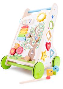 New Classic Toys® Lauflernwagen »Educational«, Aus Holz bunt, Educational, Lauflernwagen