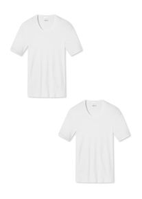 Schiesser Unterhemd ' Essentials Feinripp ' Herren weiß Größe L/XL