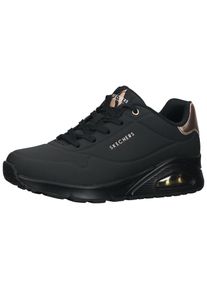 Skechers Dames Sneakers laag 'Uno-Golden Air' rose-goud / zwart / wit 35