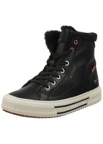 Mustang Dames Sneakers hoog sand / zwart / wit 36