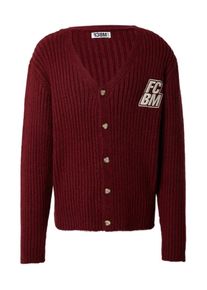 FCBM Heren Gebreid vest 'Dave' rood XS