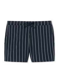 Schiesser Dames Pyjamabroek 'Mix & Relax' blauw / wit XS