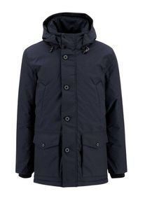 plussize: Nadměrná velikost: Fynch-Hatton, Parka z podszewką w wersji wydłużonej z odpinanym kapturem Niebieski