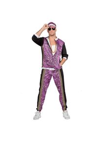 maskworld Tuta anni '80 Purple Panther per uomo