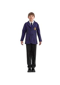 Wednesday school uniform black purple for boys