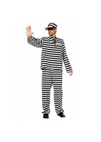 maskworld Convict costume striped