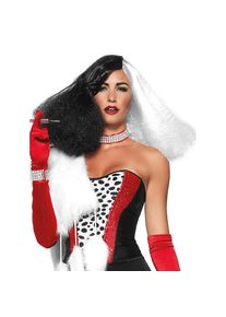 Leg Avenue Starlet Perücke schwarz-weiß