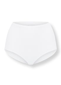 Schiesser Dames Tailleslip in wit ,maat 38, Witt, 95% Katoen, 5% Elastan