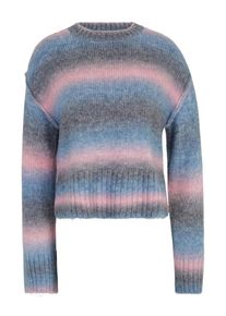 Vero Moda Tall Sweter 'AQUA' dla kobiet niebieska noc / aqua / różowy pudrowy Rozmiar XS