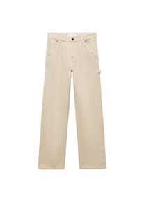 Mango Dames Jeans 'JAIONE' beige 24-25