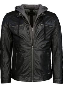 Mustang Foster, leather jacket , color: Black , size: S