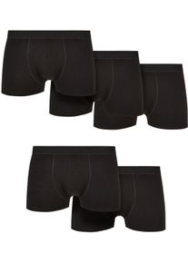 Urban Classics Boxers - Solid Organic Cotton Boxer Shorts 5-Pack - S tot 5XL - voor Mannen - zwart