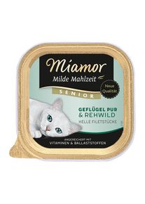 Miamor Milde Mahlzeit Senior Geflügel & Rehwild 64x100 g