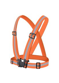 Reflective Clothing Reflective Vest Night Running Safety Reflective Strap Vest, Orange