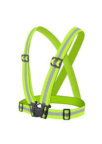 Reflective Clothing Reflective Vest Night Running Safety Reflective Strap Vest, Green
