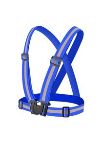 Reflective Clothing Reflective Vest Night Running Safety Reflective Strap Vest, Blue