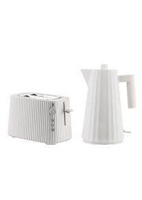 Plissé Bundle MDL06 Bouilloire 1,7l + Plissé MDL08 Grille-pain Set Alessi