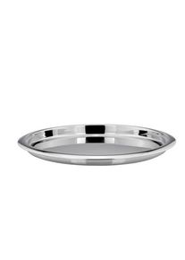 Tava pentru servire, din otel inoxidabil, Polished Argintiu, Ø35xH4 cm